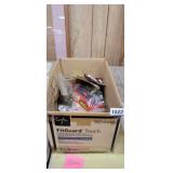 BOX FULL OF FISHING WORMS, LURES,  ETC