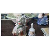 CEARMIC DOG AND BELL