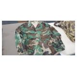 MILITARY CAMO SHIRT, SIZE LARGE REGULAR