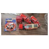 3 TRUCK COCA COLA LOT AND TOOTHPICK DISPENSER