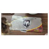 DODGE RAM LICENSE PLATE