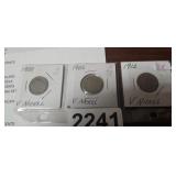 1900. 1902, 1912 LIBERTY V-NICKELS