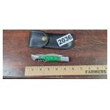 HANDMADE FOLDING KNIFE WITH CASE