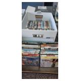 BOX FULL OF DVDS
