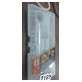 40PC. GLOVE BOX TOOL KIT (MISSING 1 SOCKET )
