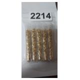 5 VIALS OF GOLD FLAKES