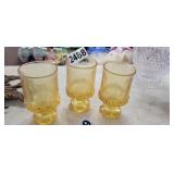 (3) VINTAGE GLASSES