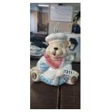 TEDDY BEAR CHEF COOKIE JAR