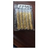 5 VIALS OF GOLD FLAKES