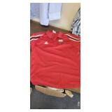 ADIDAS RAZORBACK SHIRT, SIZE MEDIUM