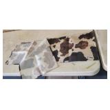 COW PRINT TABLE RUNNER