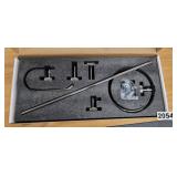 BATHROOM SET *RING, TOWEL BAR, TP HOLDER, ROBE HOO