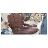 BOOTS, SIZE 11D, GENTLY USED