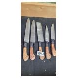 5pc MATCHING KNIFE SET