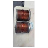 2 ANTIQUE NAUTICAL LIGHTS
