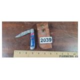 HANDMADE FOLDING KNIFE WITH CASE