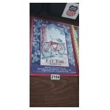 FAT TIRE AMBER ALE, METAL SIGN, 13" TALL