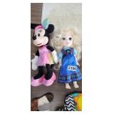 MINNIE MOUSE AND ELSA DOLLS