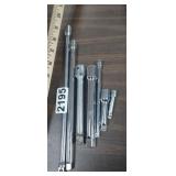 LOT OF SOCKET WRENCH EXTENSIONS
