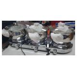 INFUSION COLLECTION TRIPLE BURNER BUFFET SET
