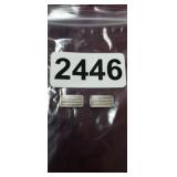 (2) AMERICAN FLAG, 1 GRAM .999 FINE SILVER BARS