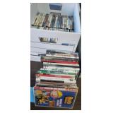 BOX FULL OF DVDS