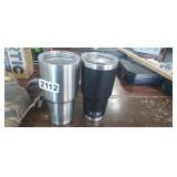 (2) YETI TRAVEL MUGS