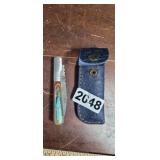 HANDMADE FOLDING KNIFE WITH CASE