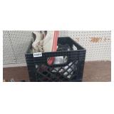 CRATE WITH SHOES, ROCKPORT, AIR MAX, AIR JORDANS,T