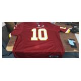 REDSKINS #10 JERSEY, SIZE LARGE