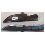MHS CULTERY, HAND MADE KNIFE WITH SHEATH