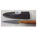 MHS CULTERY, HAND MADE KNIFE WITH SHEATH