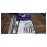 FABRIC, PATTERN, & ELASTIC LOT