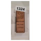 1LB .999 FINE COPPER BAR