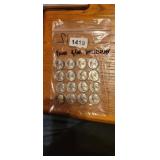 (16) PROOF OR UNCIRCULATED QUARTERS