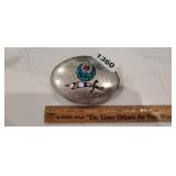 INDIAN TURQUOISE BELT BUCKLE