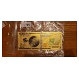 GOLD FOILED US ARMY $100