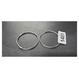 STERLING HOOP EARRINGS
