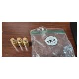 3 VIALS OF GOLD FLAKE