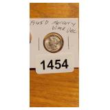 1945-D UNCIRCULATED MERCURY DIME