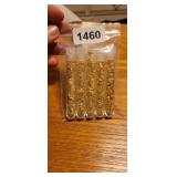 5 VIALS OF GOLD FLAKE