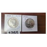 1968-D 40% SILVER KENNEDY HALVES
