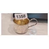 STERLING SILVER BAPTISM CUP 19.5g