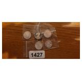 (5) 1/10TH TROY OUNCE .999 SILVER ROUNDS