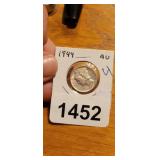 1944 MERCURY DIME