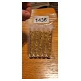 5 VIALS OF GOLD FLAKE