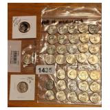 (37) PROOF OR UNCIRCULATED NICKELS
