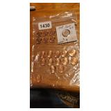 1969 DIME AND (19) PROOF OR UNCIRCULATED PENNIES