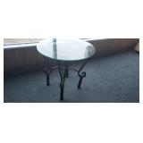 END TABLE WITH GLASS