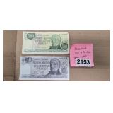 ARGENTINA 50 & 500 PESOS BANK NOTES
